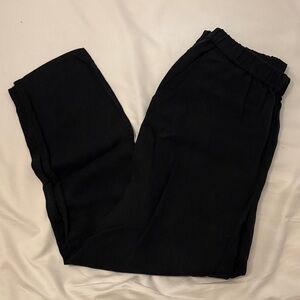 VETTA Capsule Black Tapered Trouser